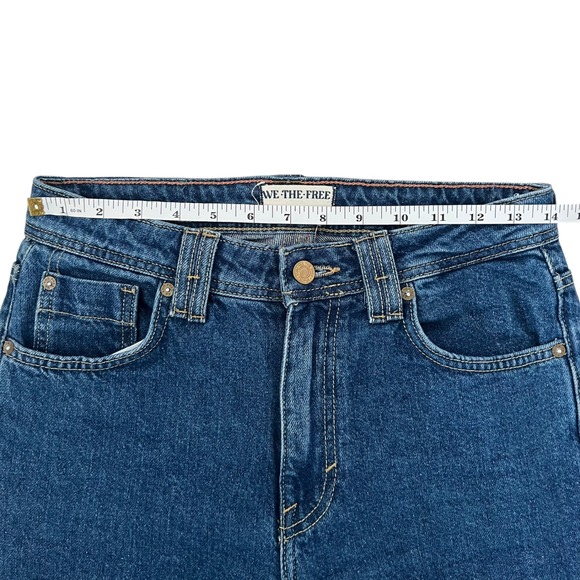 We The Free Ava High Rise Boot Cut Denim Jeans SZ 26 Western Casual Chic - Picture 11 of 14